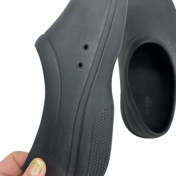 Crocs *On-The-Clock Work Slip On -BLACK - Picture 4 of 6